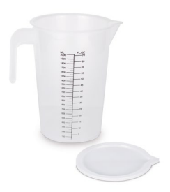 SupremInox Maatbeker met deksel 2L 