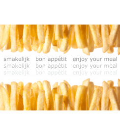 Placemat Friet A3 bedrukt 500 stuks