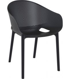 Siesta Stoel Sky Pro outdoor stapelbaar zwart