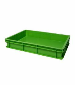 Pizzadeegbak stapelbaar groen 600x400x100mm
