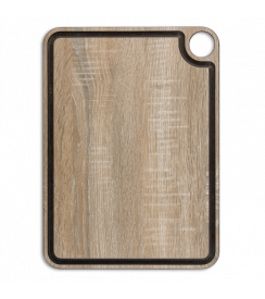 Arcos Snijplank met geul houtlook 38x28cm 