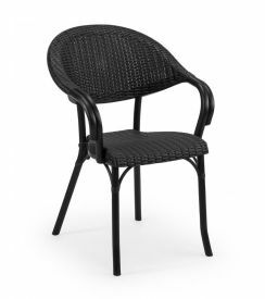 XSeat Stapelstoel Bistro Paris zwart