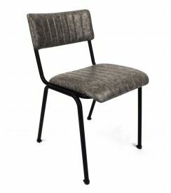 XSeat Stapelstoel Leonardo vintage grijs