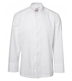 Segers Koksjas Heren lange mouwen wit - maat C50/XL