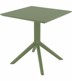 Siesta Tafel Sky Outdoor olijfgroen 70x70cm