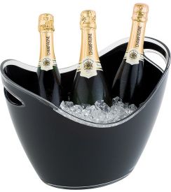 APS Champagne/wijnemmer zwart 27x34,5cm 6L 