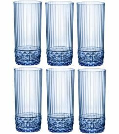 Bormioli Rocco Longdrink Blauw America 490ml | 6 stuks