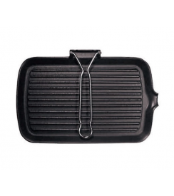 Risoli Grillpan chrome handvat 23x35cm