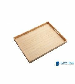 SupremInox Dienblad bamboe 30x20xH3cm 