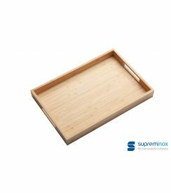 SupremInox Dienblad bamboe 40x30xH3cm