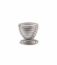 Point-Virgule Wire Eierdopje zilver 5x5x5cm