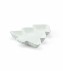 Sier Bagastro Kerstboom 100x85xH15mm | 20 stuks