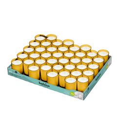 Bolsius Clear Cups amber Ø42×55mm | 40 stuks