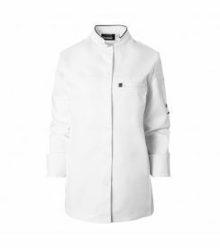 Molinel Koksjas Crush Dames lange mouwen wit/zwart - maat XL