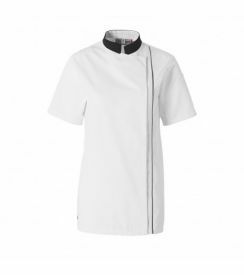 Molinel Koksjas Ajik Dames korte mouwen wit/zwart - maat M