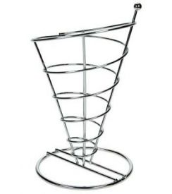 Frietzakhouder Wire RVS Ø12xH22cm