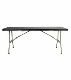 Bolero Klaptafel zwart 183x76xH73,5cm 
