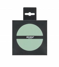 Ziczac Glasonderzetters groen 10cm | 4 stuks