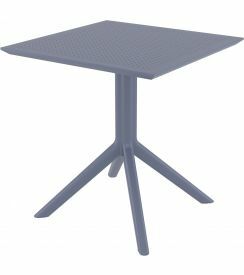 Siesta Tafel Sky Outdoor donkergrijs 70x70cm