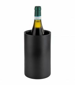 APS Flessenkoeler RVS zwart Ø12xH20cm