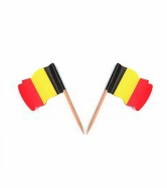 Sier Vlagprikker België wapperend | 500 stuks