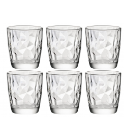 Bormioli Rocco Diamond Tumbler DOF transparant 390ml | Set 6