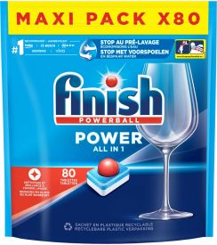 Finish Powerball Vaatwastabletten all-in-1 80 tabs