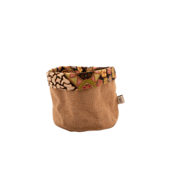 Point-Virgule Broodmand jute/katoen 16x16cm