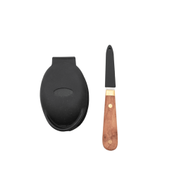 Point-Virgule Oestermes en houder set