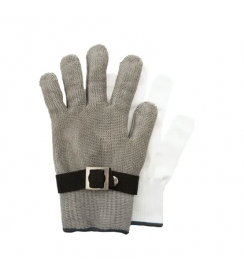 Point-Virgule Oesterhandschoen RVS 2-delig - maat L