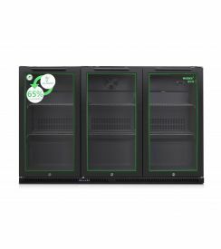 Husky Koeler backbar C3-H-ECO-865-BK-NL-H zwart 350L | 135x52x86,5cm