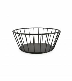 Draadmand Cesta zwart 17x7cm 