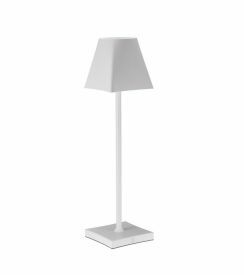Etere Tafellamp LED draadloos wit 13x38cm