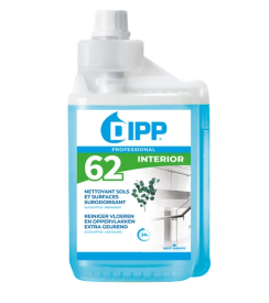 Dipp N°62 Reiniger vloeren en oppervlakken extra geurend eucalyptus 1L