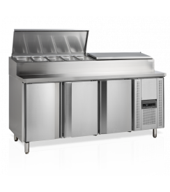 Tefcold SS7300 Toonbank voor broodjesbereiding GN1/1