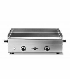 Krampouz Plancha Design gas dubbel 2x2000W