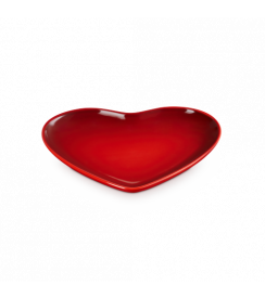 Le Creuset Bord Hart kersenrood 23cm 