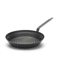 De Buyer Kastanjepan Blauw staalplaat Ø28cm 