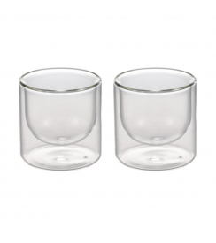 Dubbelwandig borosilicaatglas 190ml | 2 stuks