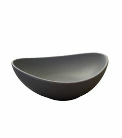 Bowl Swing ovaal melamine grijs 168x102x55mm