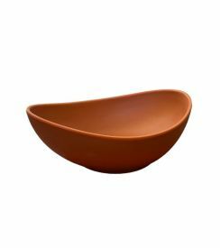 Bowl Swing ovaal melamine oranje 180x134x65mm