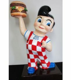 3D Bord polyester Big Boy met hamburger