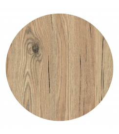 XSeat Tafelblad HPL LINE Lamidur Rustic Oak Ø120cm