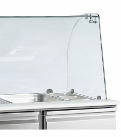 Tefcold Glasopbouw voor Saladette toonbank SA1365