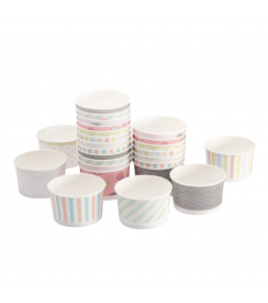 Ijsbeker pastelmix Ø93mm 245ml | 25 stuks