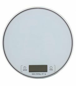 Keukenweegschaal glas ovaal 18,5cm