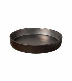 Costa Nova Lagoa Diep Bord metal black 24cm