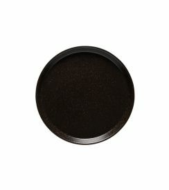 Costa Nova Nótos Plat Bord zwart Ø24cm 