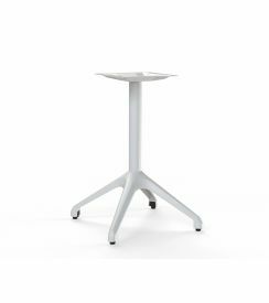 XSeat Tafelpoot Hope 4-poot aluminium wit