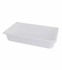GN Bak 1/1 polypropyleen transparant 100mm